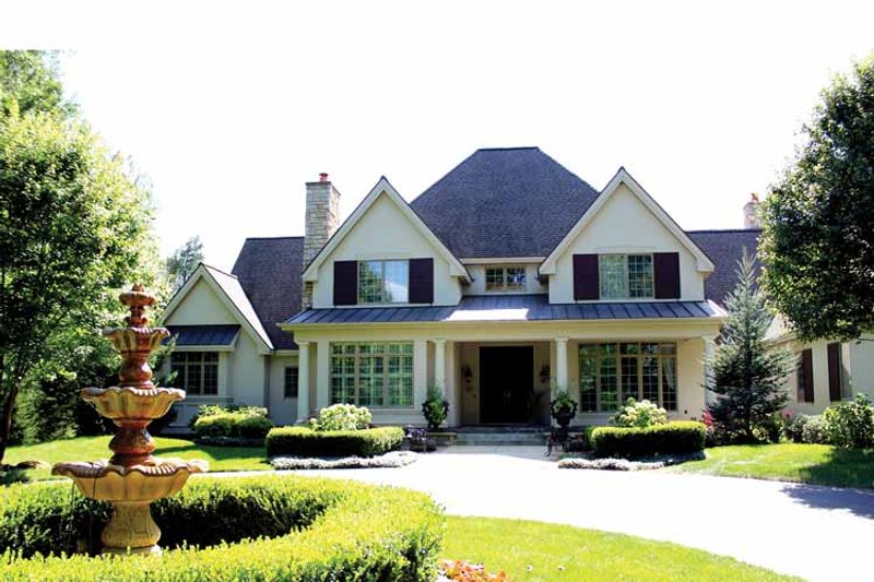 Home Plan - Exterior - Front Elevation 5 for European House Plan #928-65 - 4 bed, 5.5 bath