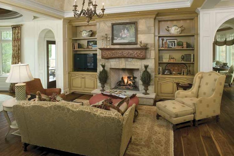 Architectural House Design - Interior - Family Room 3 for Country House Plan #928-183 - 3 bed, 3 bath