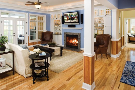 Interior - Family Room for Country House Plan #929-694 - 3 bed, 3 bath