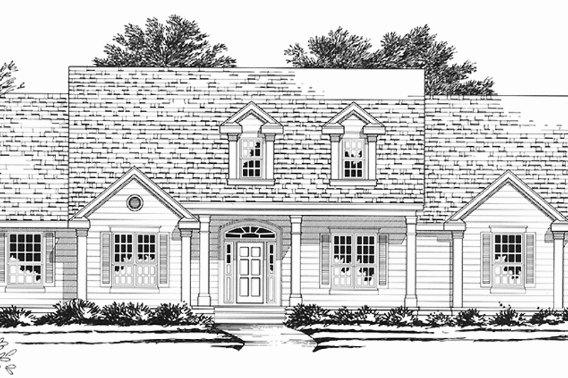 Dream House Plan - Country Exterior - Front Elevation Plan #472-373
