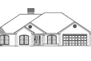 Ranch Style House Plan - 4 Beds 2.5 Baths 2107 Sq/Ft Plan #17-2624 