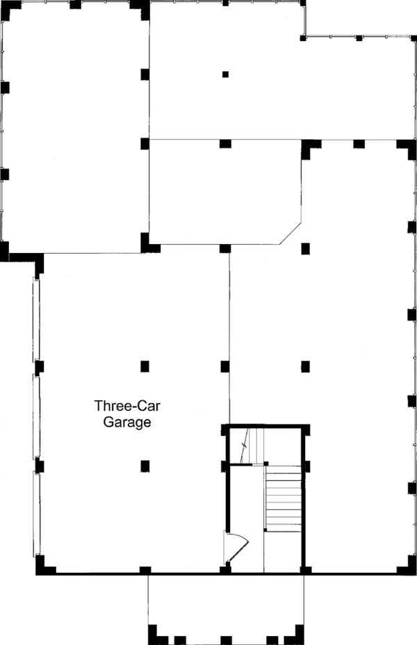 Dream House Plan - Country Floor Plan - Lower Floor Plan #37-257