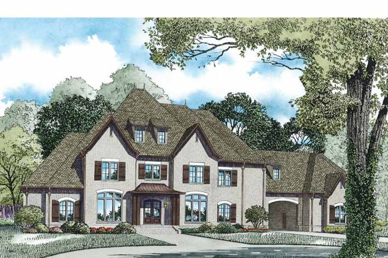 Home Plan - Exterior - Front Elevation 3 for Country House Plan #17-3346 - 4 bed, 4.5 bath