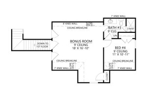 Floor Plan - Other Floor for Farmhouse House Plan #1074-115 - 3 bed, 2.5 bath