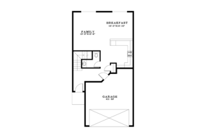 Floor Plan - Main Floor for Traditional House Plan #943-31 - 3 bed, 2.5 bath