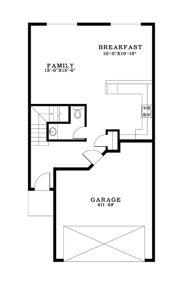 Home Plan - Traditional Floor Plan - Main Floor Plan #943-31