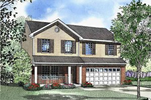 Dream House Plan - Exterior - Front Elevation for Country House Plan #17-3074 - 4 bed, 2.5 bath
