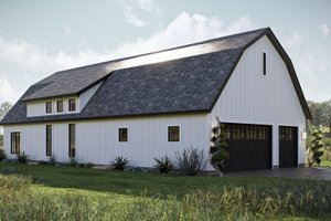 Exterior - Other Elevation 3 for Barndominium House Plan #455-508 - 2 bed, 2.5 bath