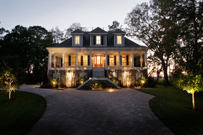 Home Plan - Exterior - Front Elevation 4 for Country House Plan #37-267 - 5 bed, 4 bath