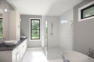 Interior - Master Bathroom for Farmhouse House Plan #1089-44 - 3 bed, 2.5 bath