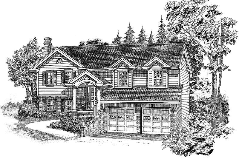 Home Plan - Colonial Exterior - Front Elevation Plan #47-899
