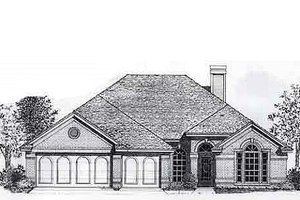 Traditional Exterior - Front Elevation Plan #310-798