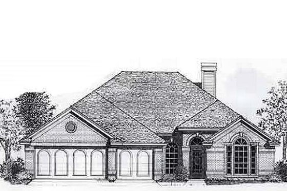 Exterior - Front Elevation for Traditional House Plan #310-798 - 4 bed, 2 bath