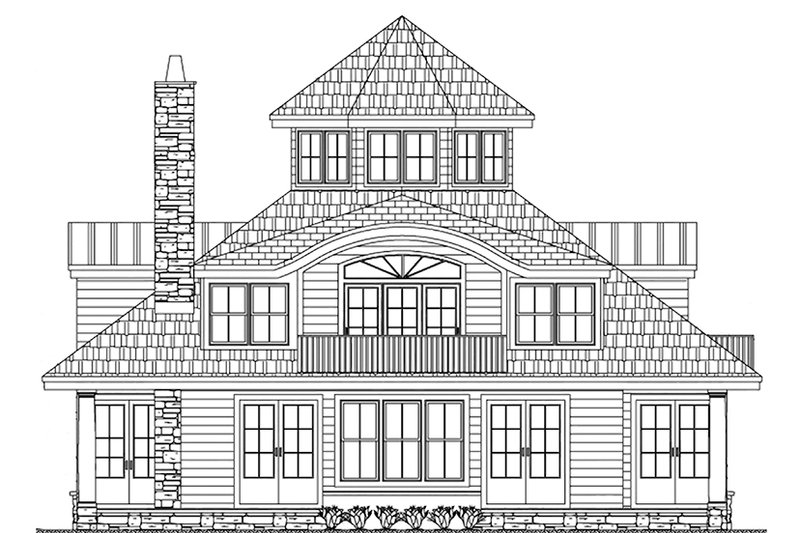 Dream House Plan - Exterior - Front Elevation 5 for Contemporary House Plan #1061-7 - 4 bed, 3.5 bath