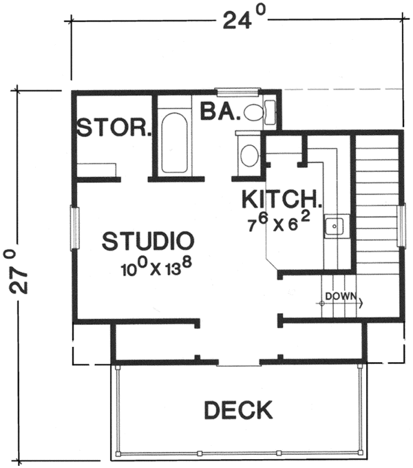 Home Plan - Traditional Floor Plan - Upper Floor Plan #472-314