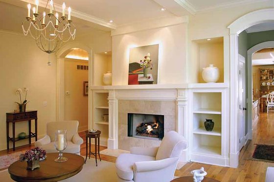 Interior - Family Room 1 for Traditional House Plan #928-26 - 3 bed, 2.5 bath