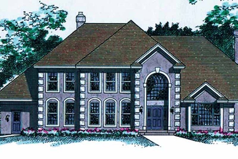Home Plan - Traditional Exterior - Front Elevation Plan #51-932