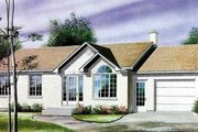 Traditional Style House Plan - 3 Beds 1 Baths 1191 Sq/Ft Plan #25-4102 