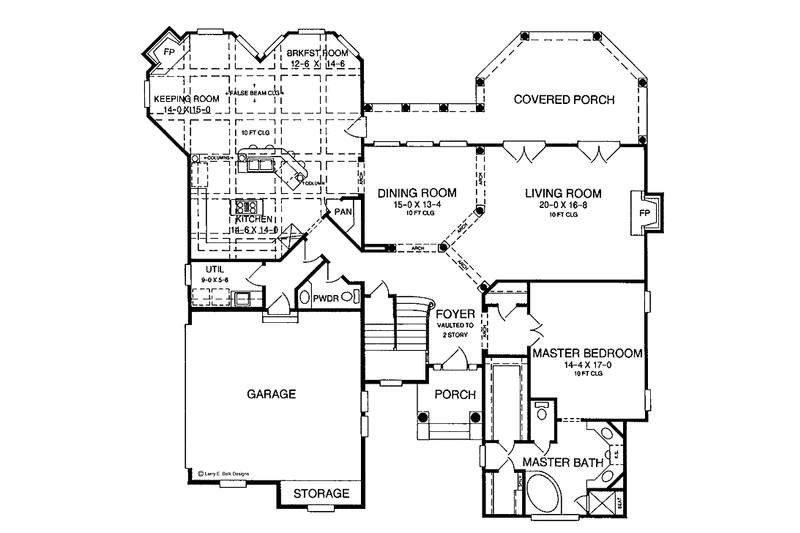 Dream House Plan - Floor Plan - Main Floor for Traditional House Plan #952-95 - 4 bed, 3.5 bath