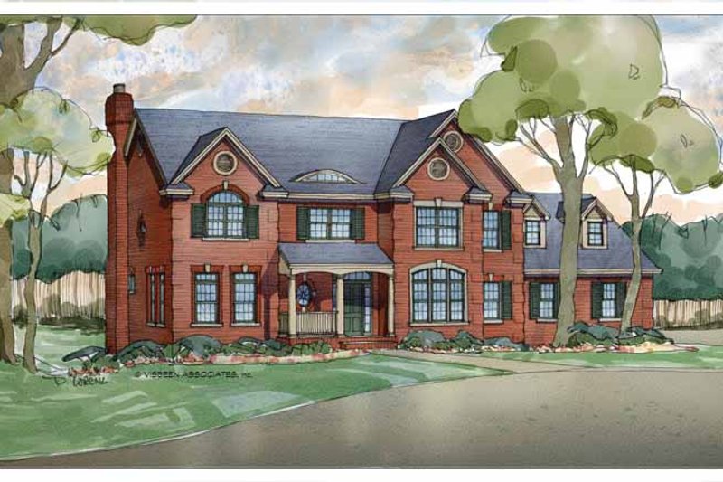 Home Plan - Classical Exterior - Front Elevation Plan #928-205