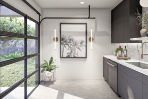 Interior - Kitchen 1 for Modern House Plan #455-641, 1 bath