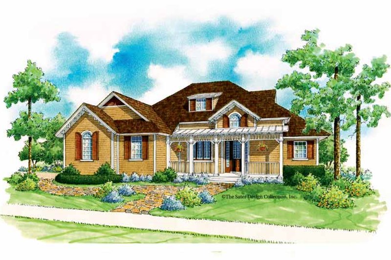 Dream House Plan - Craftsman Exterior - Front Elevation Plan #930-191