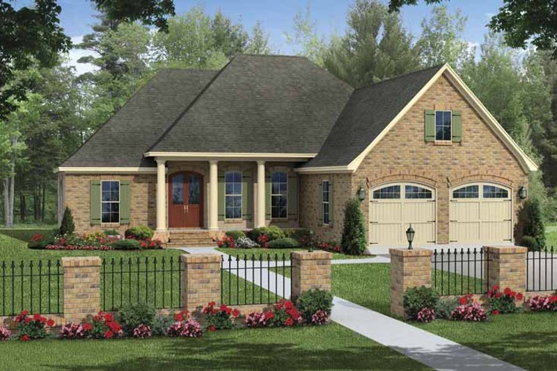 Dream House Plan - Traditional Exterior - Front Elevation Plan #21-426