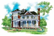 Victorian Style House Plan - 3 Beds 3.5 Baths 2847 Sq/Ft Plan #930-200 