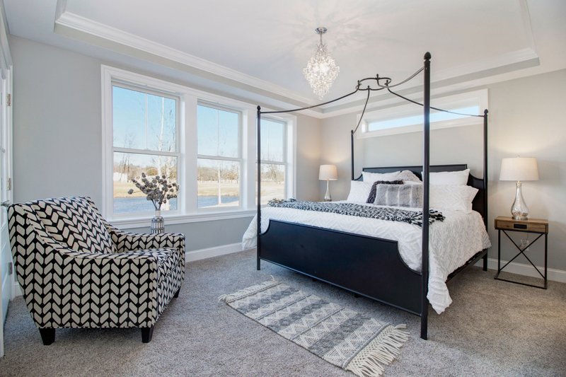 Home Plan - Interior - Master Bedroom for Farmhouse House Plan #928-301 - 4 bed, 3.5 bath