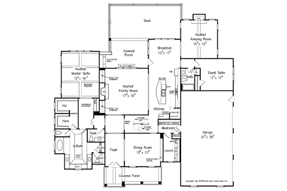 Floor Plan - Main Floor for European House Plan #927-368 - 5 bed, 4.5 bath