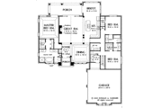 European Style House Plan - 3 Beds 2.5 Baths 2233 Sq/Ft Plan #929-692 