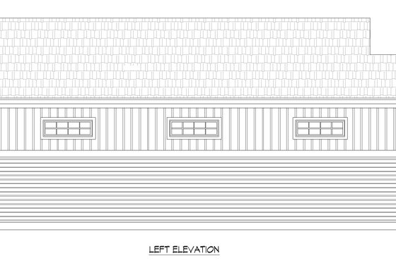 Exterior - Other Elevation for Contemporary House Plan #932-835, 1 bath