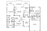 Traditional Style House Plan - 4 Beds 3 Baths 2952 Sq/Ft Plan #17-2987 