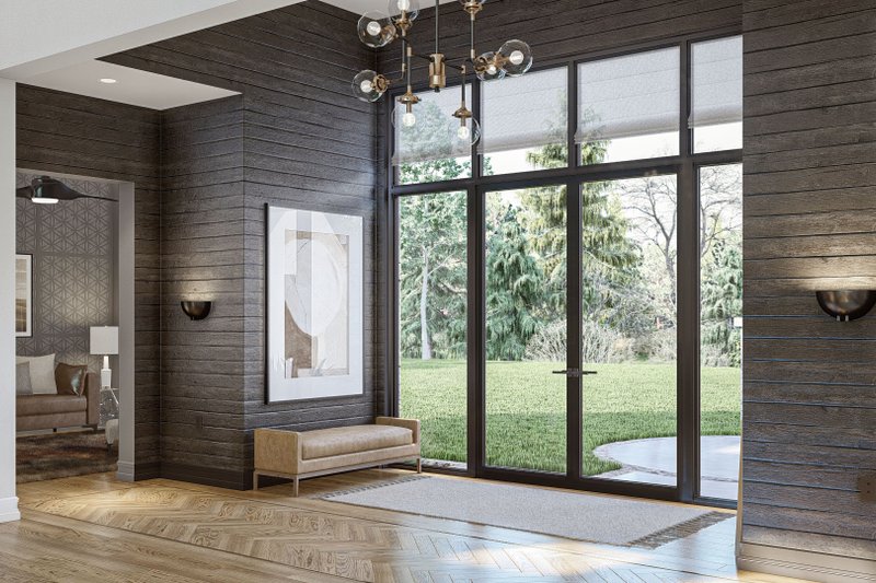 House Design - Interior - Entry 1 for Modern House Plan #455-520 - 5 bed, 4.5 bath