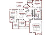 Traditional Style House Plan - 5 Beds 3 Baths 3503 Sq/Ft Plan #63-193 