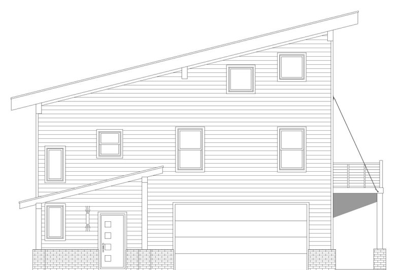 House Plan Design - Exterior - Other Elevation for Contemporary House Plan #932-502 - 3 bed, 3.5 bath