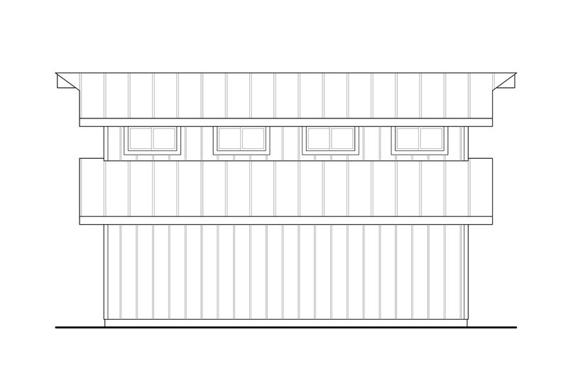 House Design - Exterior - Other Elevation 1 for Country House Plan #124-1176, 0 bath