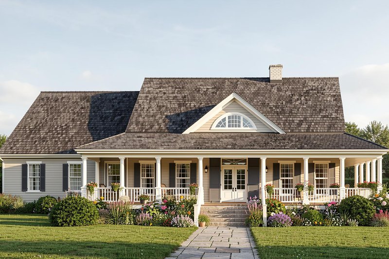 Photo 2 for Southern House Plan #137-245 - 3 bed, 2 bath