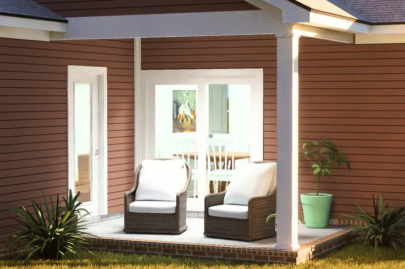 Architectural House Design - Exterior - Other Elevation 5 for Cottage House Plan #513-2456 - 2 bed, 2 bath