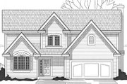 Traditional Style House Plan - 4 Beds 3.5 Baths 2374 Sq/Ft Plan #67-506 Exterior 