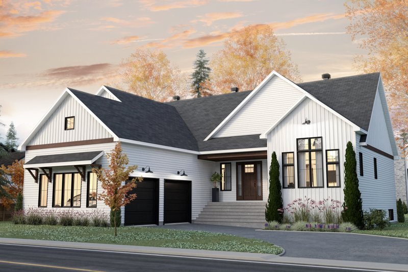 Home Plan - Exterior - Front Elevation 2 for Farmhouse House Plan #23-2769 - 3 bed, 2 bath