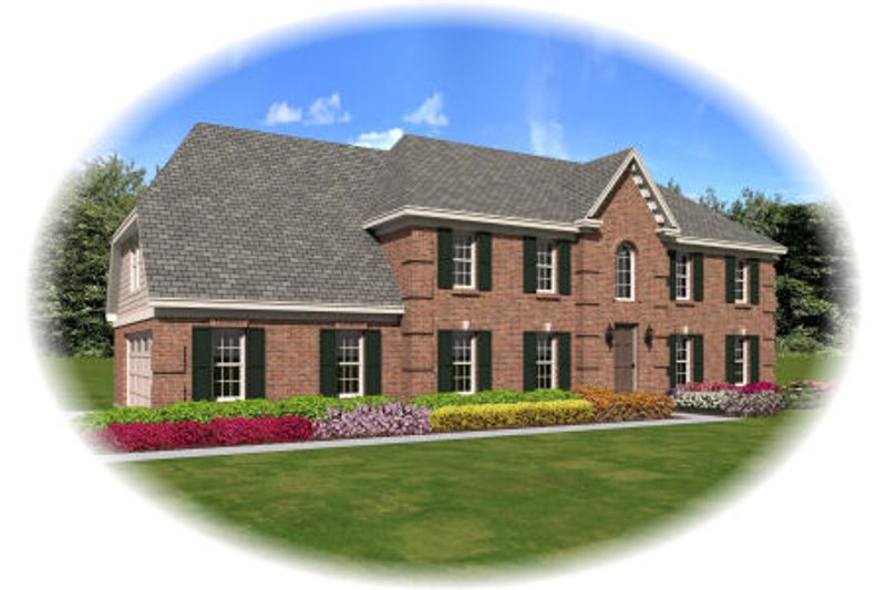 Traditional Style House Plan - 4 Beds 3.5 Baths 2708 Sq/Ft Plan #81-13875