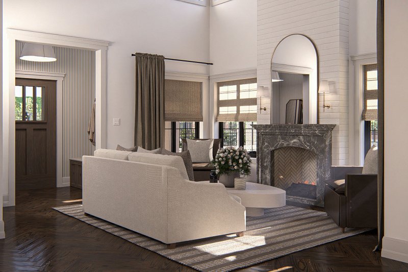 Home Plan - Interior - Family Room 2 for Modern House Plan #455-341 - 3 bed, 2.5 bath