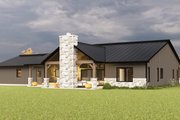 Ranch Style House Plan - 3 Beds 2 Baths 2030 Sq/Ft Plan #1064-191 Exterior 