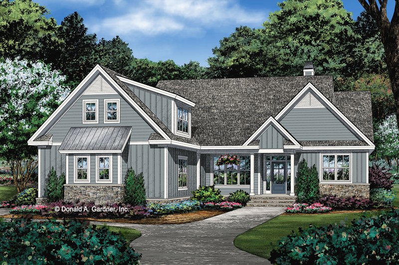 Home Plan - Ranch Exterior - Front Elevation Plan #929-1100