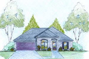 Traditional Exterior - Front Elevation Plan #36-497