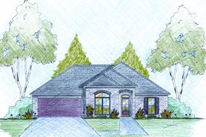 Dream House Plan - Traditional Exterior - Front Elevation Plan #36-497