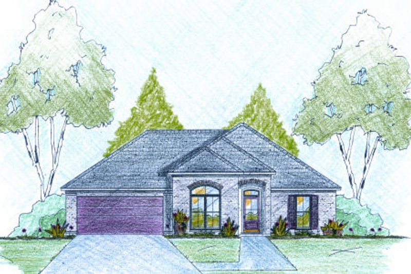 Dream House Plan - Traditional Exterior - Front Elevation Plan #36-497