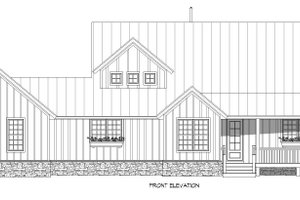 Exterior - Front Elevation 3 for Traditional House Plan #932-469 - 3 bed, 2.5 bath