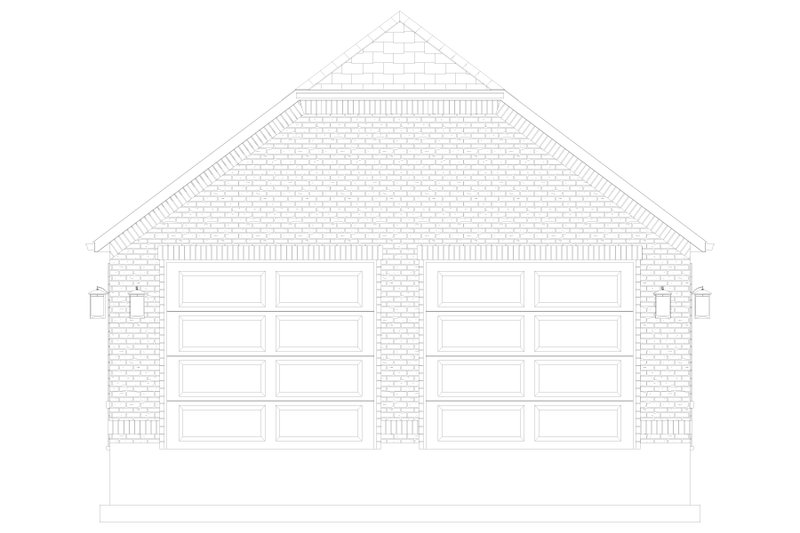 House Design - Exterior - Front Elevation 4 for European House Plan #1060-328, 0 bath